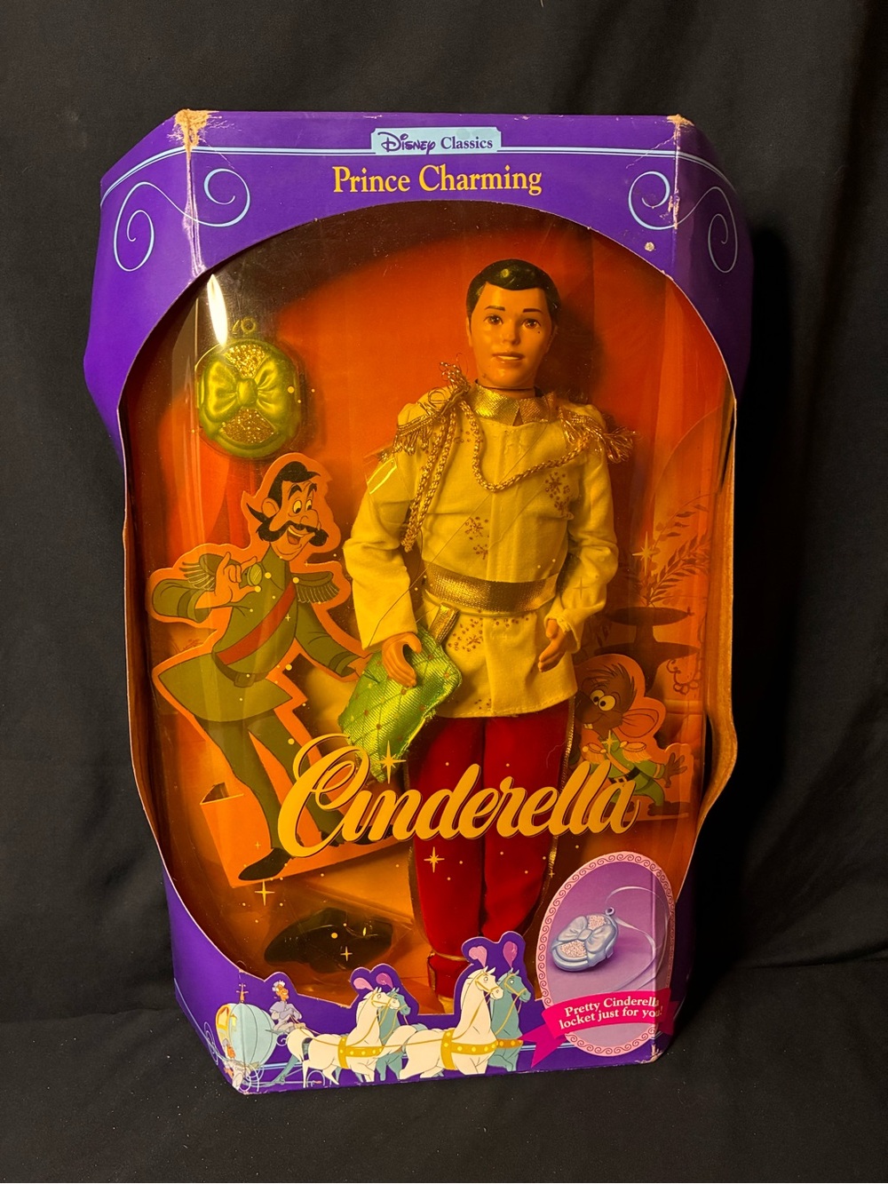 1991 Disney Classics Cinderella Prince Charming Doll | Mattel | NRFB
